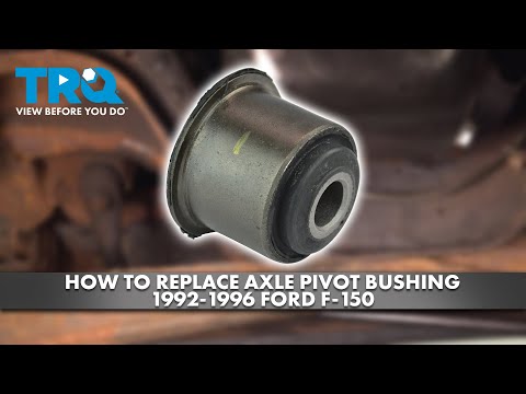 Видео: Как заменить втулку поворотного кулака на Ford F-150 1992-1996 годов