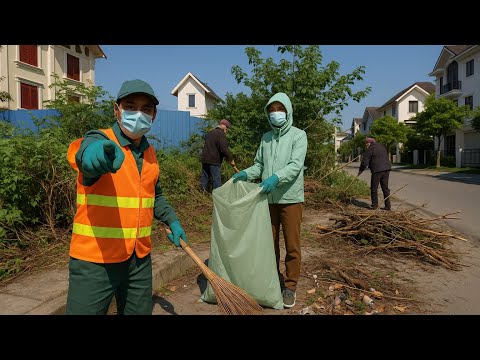 Видео: На нас плевали и называли сумасшедшими — за бесплатную уборку тротуара