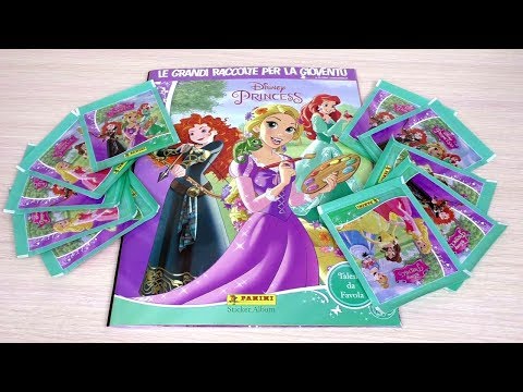 Видео: Принцессы Дисней: Сказочные таланты. Собираем коллекцию наклеек, часть 1