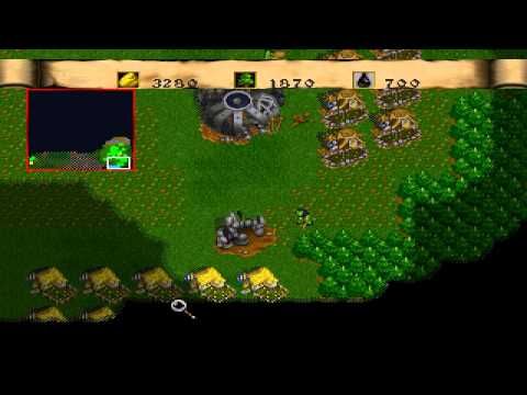 Видео: Warcraft 2: Dark Saga(PS One) RUS "Под покровом ночи" за орков миссия 5