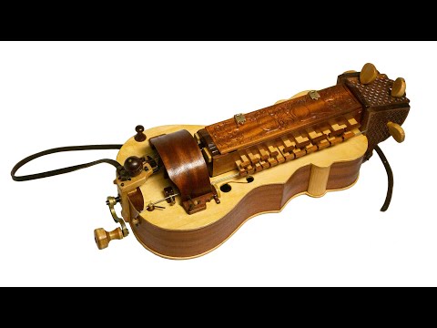 Видео: Русская колёсная лира. Russian hurdy-gurdy.
