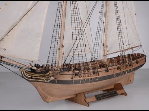 Видео: Шхуна "Полоцк" сборка модели часть5