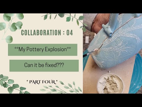 Видео: Collab:04 Можно ли починить треснувшую бисквитную посуду? Посмотрите, сработал ли мой домашний ре...