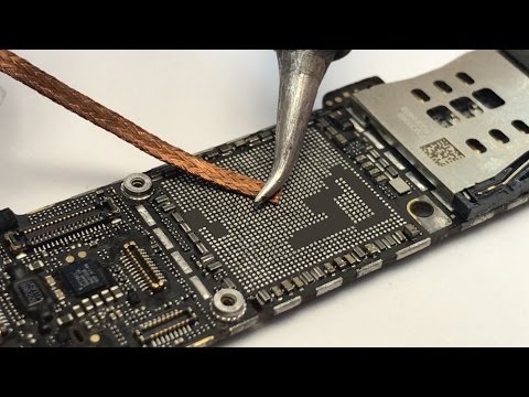 Видео: iPhone 5s fix Reballing CPU A7 / reballing RAM A7, Реболл процессора error 4013 error 9 ✔️