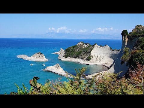 Видео: Остров КОРФУ! Перуладес. Мыс ДРАСТИС! СИДАРИ! Канал Любви разочаровал.