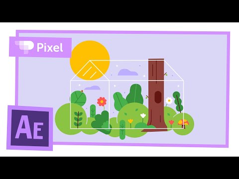 Видео: Анимируем пейзаж в After Effects | уроки для новичков