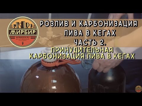 Видео: Розлив и карбонизация пива в кегах. Часть 2. Принудительная карбонизация пива в кегах
