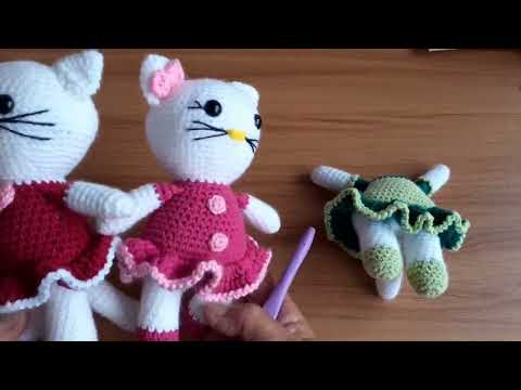 Видео: Кошечка крючком ч 3  Голова и оформление.