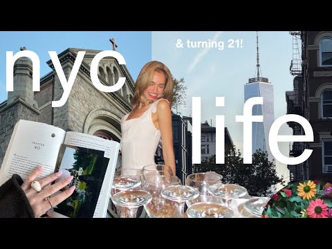 Видео: жизнь в Нью-Йорке 🍰 мой 21-й день рождения и самые веселые выходные в моей жизни!