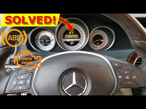 Видео: ABS не работает [как исправить]: индикатор Check Engine Mercedes