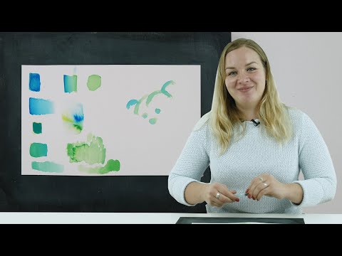 Видео: Экспресс-урок: акварельные маркеры | Особенностях рисования акварельными маркерами