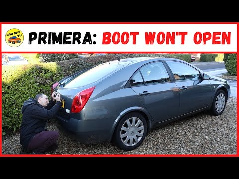 Видео: Nissan Primera P12: багажник не открывается (устранение проблемы с багажником)