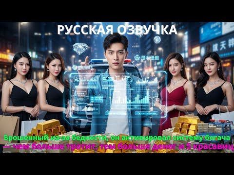 Видео: Брошенный из-за бедности он активировал систему богача чем больше тратит тем больше денег 5 красавиц