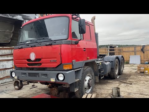 Видео: ТАТРА. Восстановление. Она уже на колёсах.
