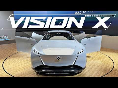 Видео: Новый концепт Mazda Vision X-Coupe представлен на выставке Japan Mobility Show 2025 года