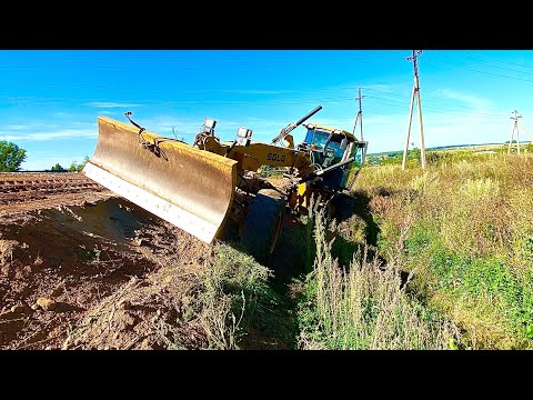 Видео: Делаю Красивые Откосы на Автогрейдере. Строим дороги.