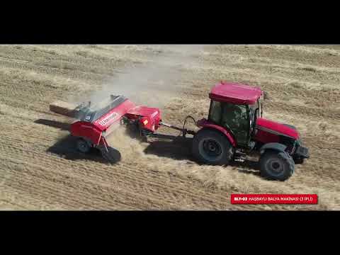 Видео: Пресс подборщик тюковый HARMAK BLY 03 +79383462368 - FJB GROUP LLC