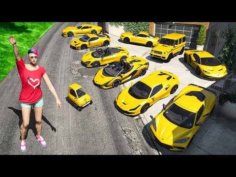 Видео: СОБРАЛ РОСКОШНЫЕ ЗОЛОТЫЕ СУПЕРКАРЫ В ГТА 5 ОНЛАЙН! (GTA 5 ONLINE)