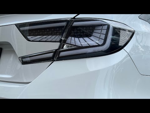 Видео: Задние фонари V3 с чистым белым цветом просто феноменальны! Установите Honda Accord 2018-2022 годов.