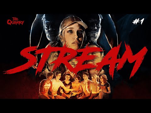 Видео: Кооперативное прохождение The Quarry. Глава 1 (запись стрима)