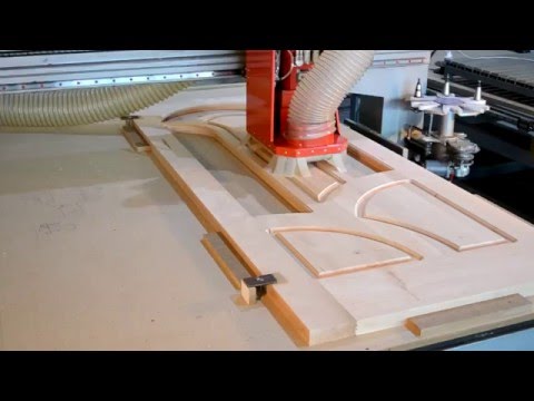 Видео: (Андис-техно) Изготовление двери из массива дерева (мебельный щит) на станке с ЧПУ