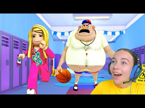 Видео: ПОБЕГ ОТ ФИЗРУКА в ROBLOX!