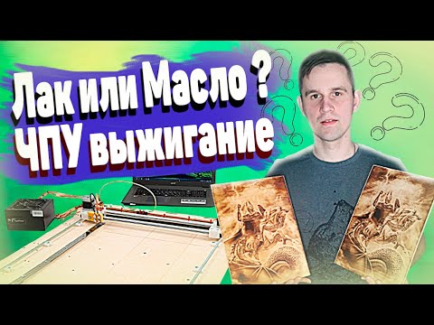 Видео: Чем покрывать выжженные портреты? ЧПУ выжигание портретов и картин, PyroPrinter 3