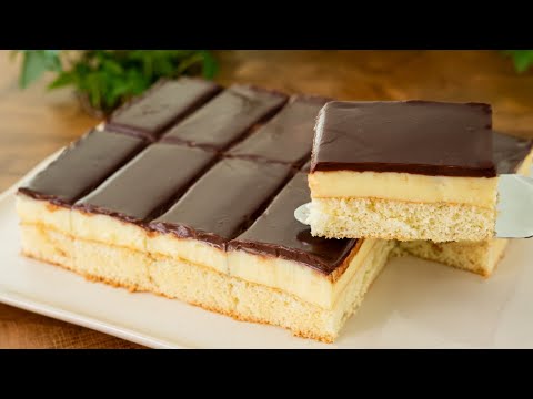 Видео: Бостонский кремовый торт! Один из моих любимых тортов! Просто и вкусно!