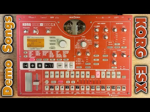 Видео: Korg Electribe ESX -  грувбокс/семплер из 2003 года. Небольшой обзор и послушаем 4 Demo songs.