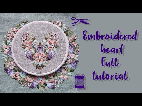 Видео: Embroidery tutorial. Мастер-класс по вышивке.