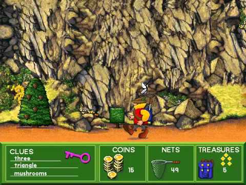 Видео: Игровой процесс Treasure Mountain! (версия Windows 1996/1997)