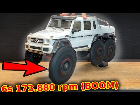 Видео: OVER VOLTED RC 6x6 'Crawler' безумие (он расплавился)