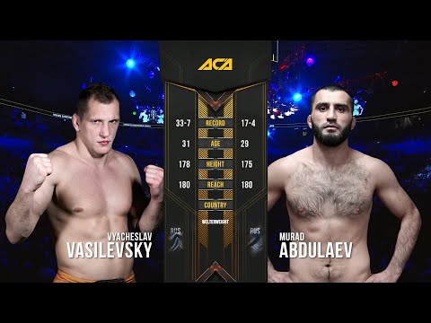 Видео: Вячеслав Василевский vs. Мурад Абдулаев | Vyacheslav Vasilevsky vs. Murad Abdulaev | ACA 99