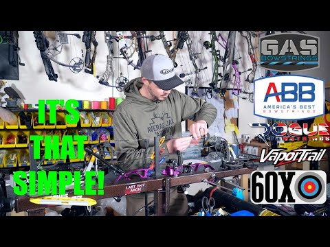 Видео: Поменяйте тетиву и тросы вашего лука! | Настолько ПРОСТО, что это аж ГЛУПОСТЬ!