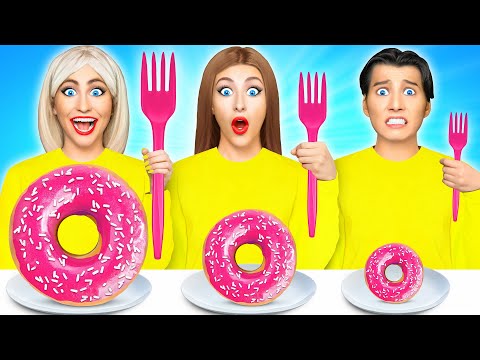 Видео: Большая, Средняя или Маленькая тарелка Челлендж #10 от Multi DO Challenge