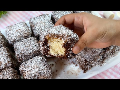 Видео: Oson retsept yoqtiradiganlar uchun «Lamington» pirojniylari / Очень аппетитные пирожные «Ламингтон»