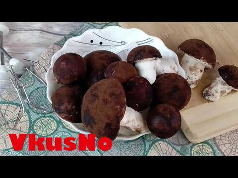 Видео: Грибы из зефира. Зефир, который получается всегда 100%