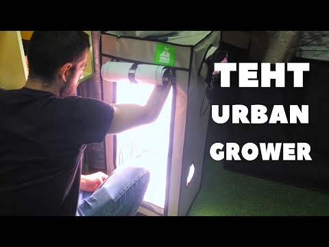 Видео: #23 Обзор тента Urban Grower 40x40x100 / Угольный фильтр Клевер-M / Mr.GrowChannel