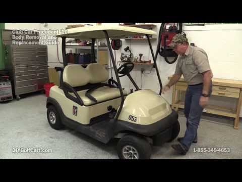 Видео: Как снять кузов с гольф-кара Club Car Precedent (часть 1)