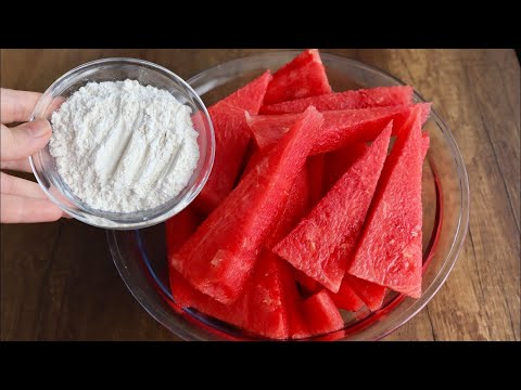 Видео: 😱😱🍉Просто арбуз и мука ❗️Воздушный шар за 5 минут 🎈 Ваш десерт готов 🤤