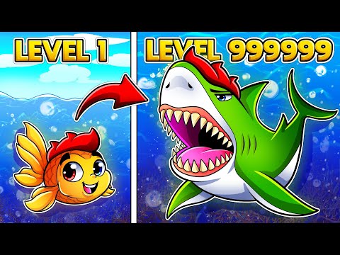 Видео: ЕМ РЫБУ, чтобы СТАТЬ АКУЛОЙ НА 1.000.000 в ROBLOX!!