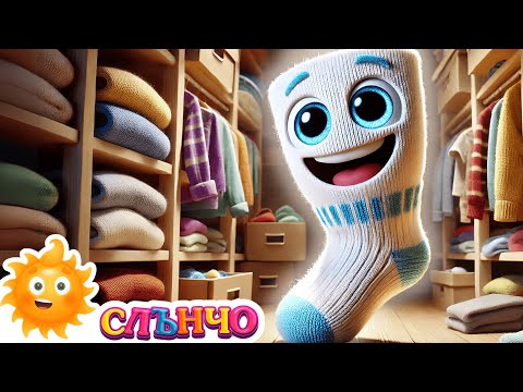 Видео: Малкото чорапче Ники | Детска песничка | Слънчо Мюзик