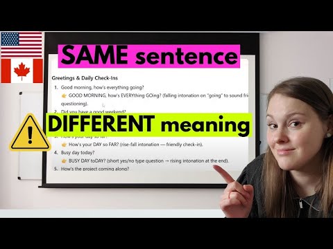 Видео: Важно не то, ЧТО вы говорите, а то, ГДЕ вы это подчеркиваете [Тренировка американского акцента — ...