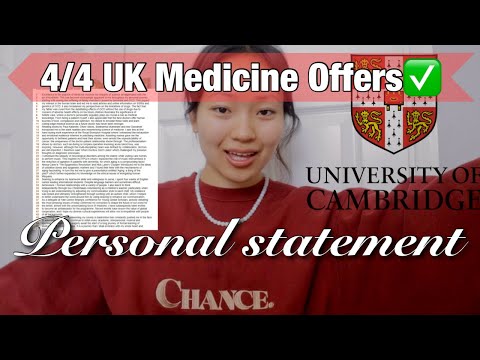 Видео: ЧТЕНИЕ МОЕГО ЛИЧНОГО ЗАЯВЛЕНИЯ О МЕДИЦИНЕ: ПРЕДЛОЖЕНИЯ 4/4 (Кембридж, UCL, Империал, KCL)