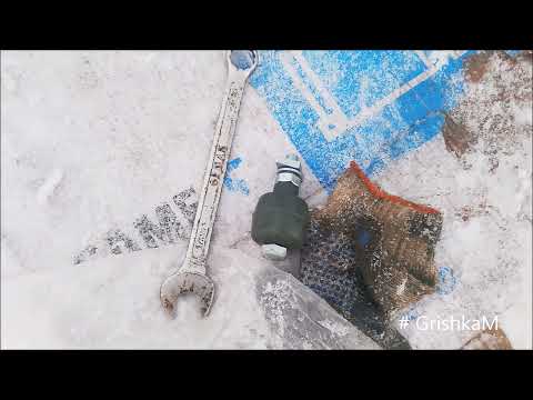 Видео: Не стандартная закладная для откатных ворот. До лета доживет?