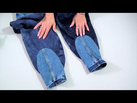 Видео: ДЖИНСОВАЯ ПЕРЕДЕЛКА В НОВЫЙ СПОРТИВНЫЙ КОСТЮМ 🏃‍♀️ БРЮКИ С ЧУДОМАНЖЕТАМИ И СУПЕРКАРМАНАМИ