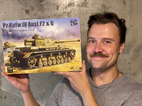 Видео: Обзор модели танка PZ.lV Ausf. F2&G от border model.