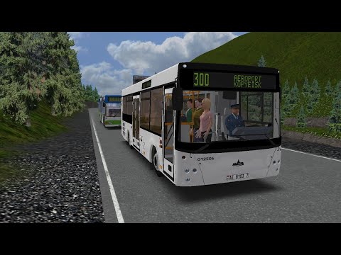 Видео: OMSI 2 [КАРТА МОГЭС АВТОБУС МАЗ 206]