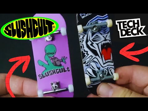 Видео: Tech Deck против Slushcult Fingerboards! (Стоит того)