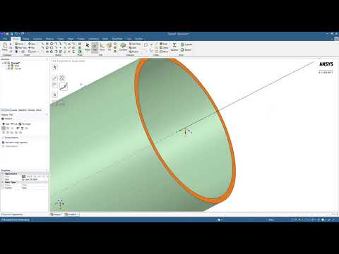 Видео: Создание геометрии с помощью ANSYS SpaceClaim